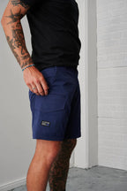 x/dmg Mens Lightweight Nylon Shorts (x21/SHORT) Navy [GD]