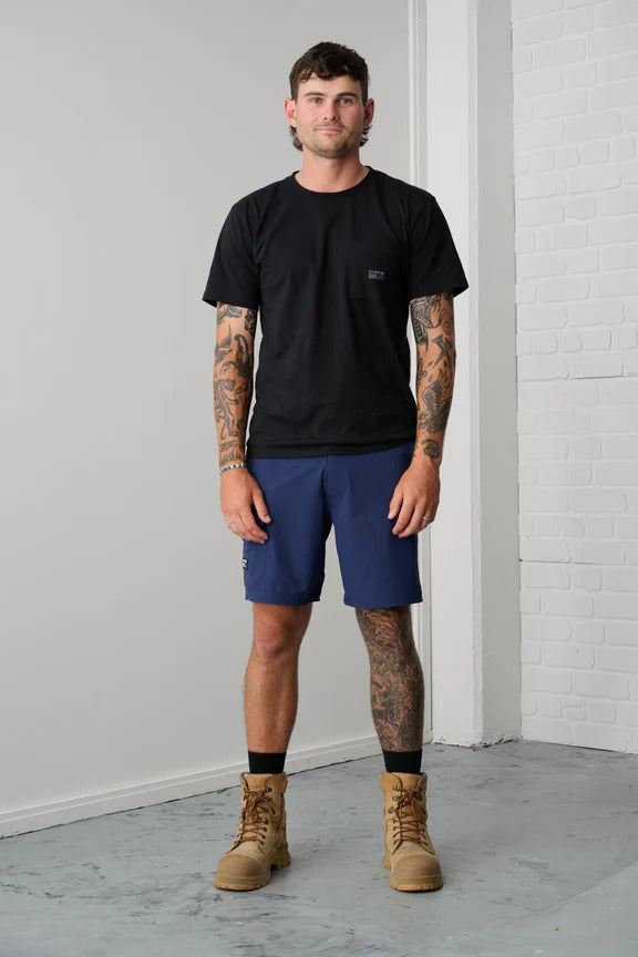 x/dmg Mens Lightweight Nylon Shorts (x21/SHORT) Navy [GD]