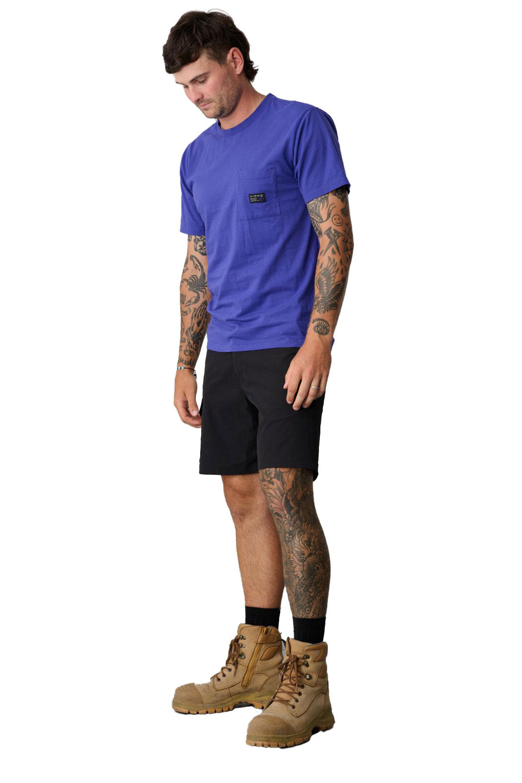 x/dmg Mens Pocket Tee (x40/TEE) Purple [GD]