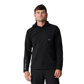 x/dmg Mens Lightweight L/S Hooded Tee (x41/TEE) Black [GD]