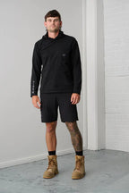 x/dmg Mens Lightweight L/S Hooded Tee (x41/TEE) Black [GD]