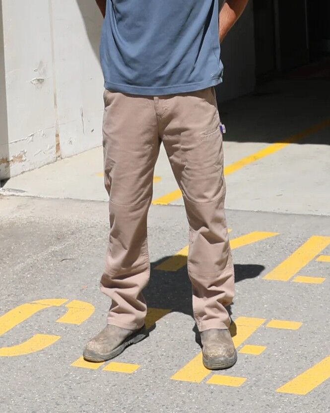 x/dmg Mens X01/Double Knee Work Pants (XD02406015) Washed Stone [GD]