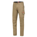 Hard Yakka Mens 3056 Stretch Canvas Cargo Pants (Y02880) Khaki