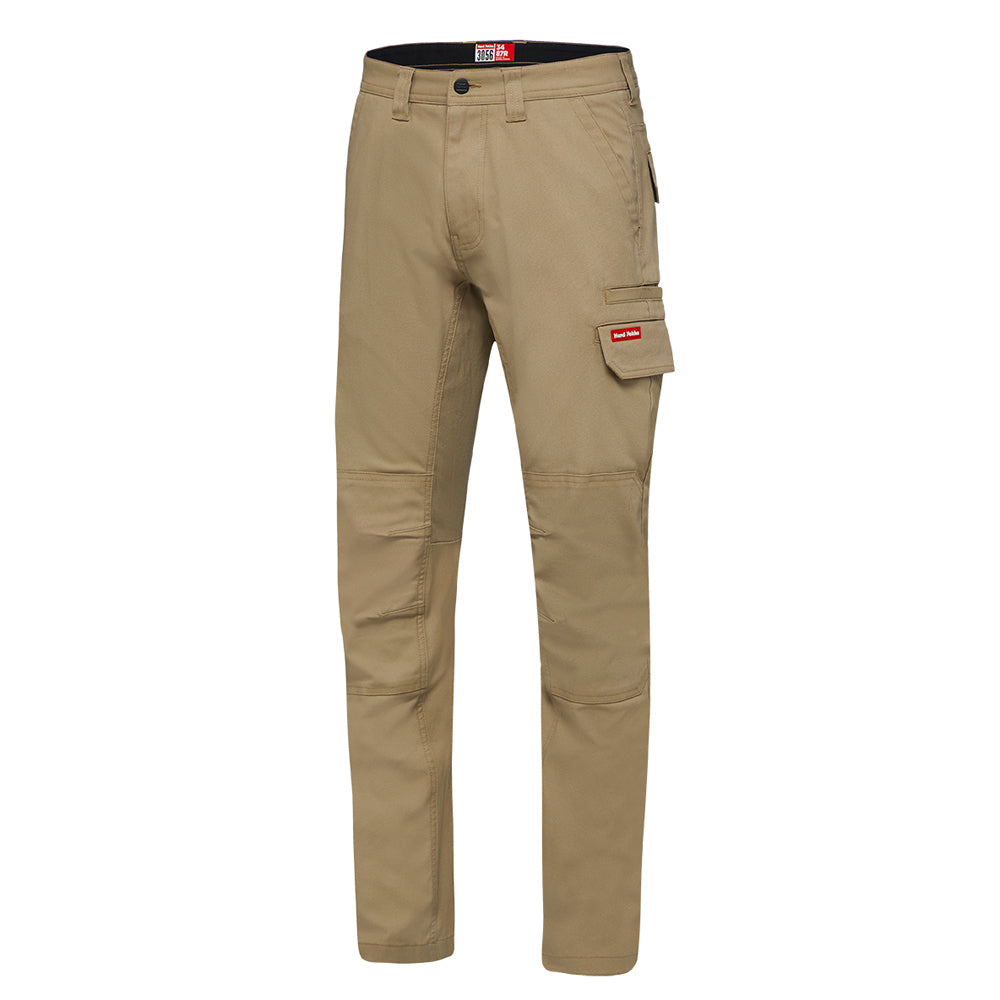 Hard Yakka Mens 3056 Stretch Canvas Cargo Pants (Y02880) Khaki
