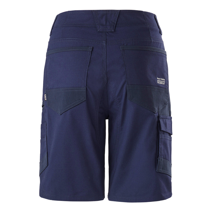 Hard Yakka Womens Raptor Mid Shorts (Y08228) Navy  [SD]
