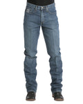 Cinch Mens Silver Label Slim Fit Jeans (MB98034001) Medium Stonewash
