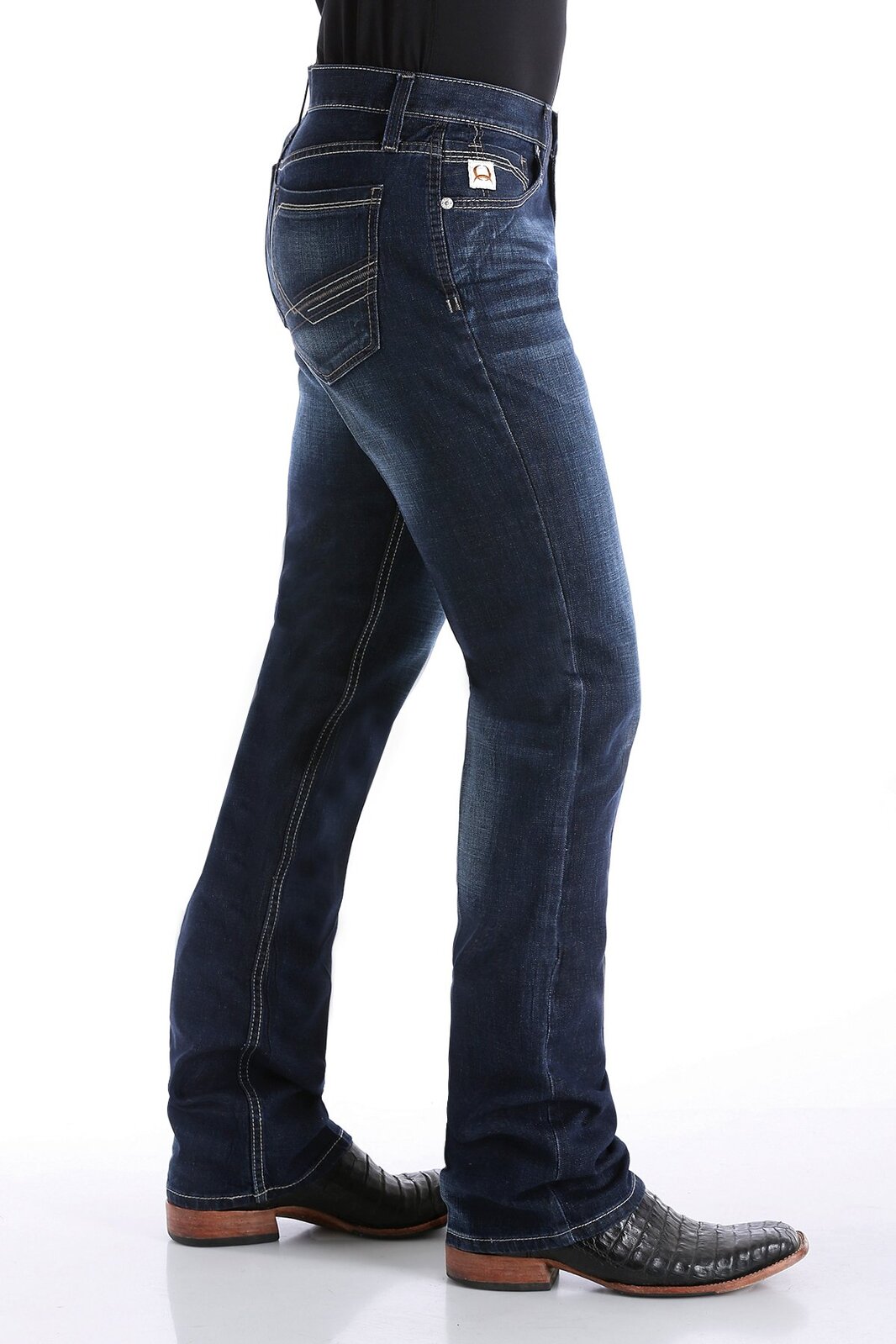Cinch Mens Ian Bootcut Jeans (MB65436001) Dark Stone