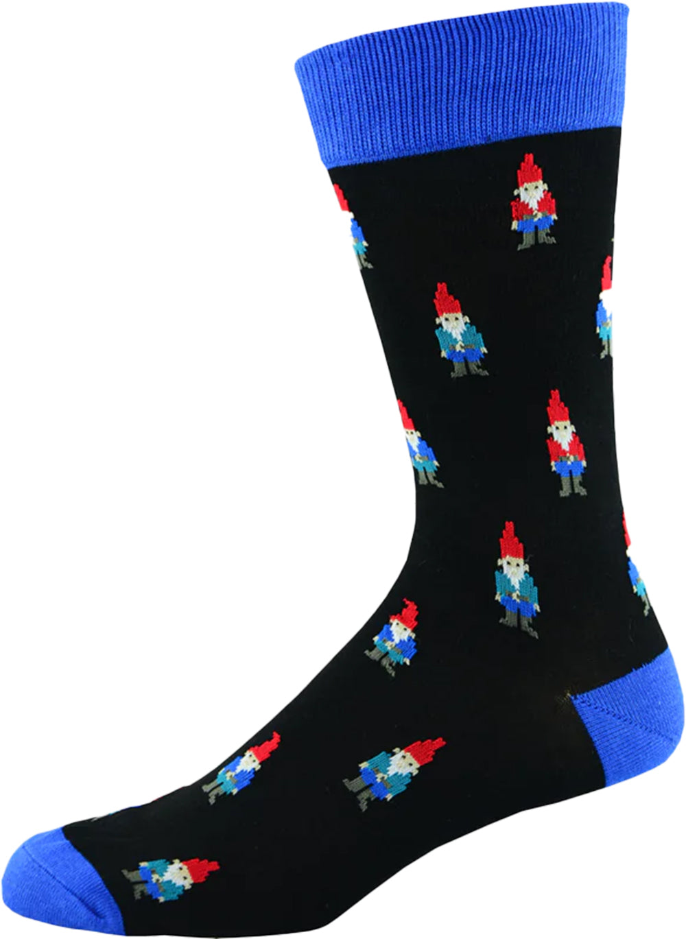 Bamboozld Mens Gnome Bamboo Socks (BBW16GNOMR) Black 7-11 [SD]