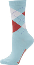 Bamboozld Womens Argyle Bamboo Socks (BBW22ARGYLEW) Blue 2-8 [SD]