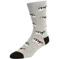 Bamboozld Mens Daisy Cow Bamboo Socks (BBW18COWR) Grey 7-11
