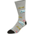 Bamboozld Mens Campervan Bamboo Socks (BBW20CAMPERR) Grey Marle 7 - 11 [SD]