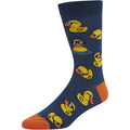 Bamboozld Mens Duck Thugs Bamboo Socks (BBW22DUCKTHUGSR) Denim 7-11