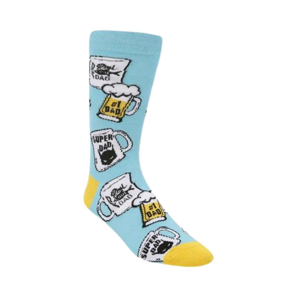 Bamboozld Socks Mens Real Cool Dad Bamboo Socks (BBS22REALCOOLDADR) Seafoam 7-11 [SD]