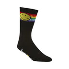 Bamboozld Socks Mens Smiley Proud Sports Crew Bamboo Socks (BBW22SMILEYPROUDSPCREWR) Black 7-11 [SD]