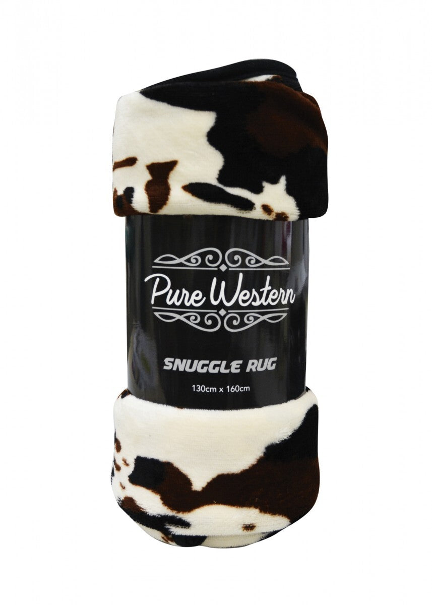 Pure Western Cow Pattern Snuggle Rug (PCP1910SNU)