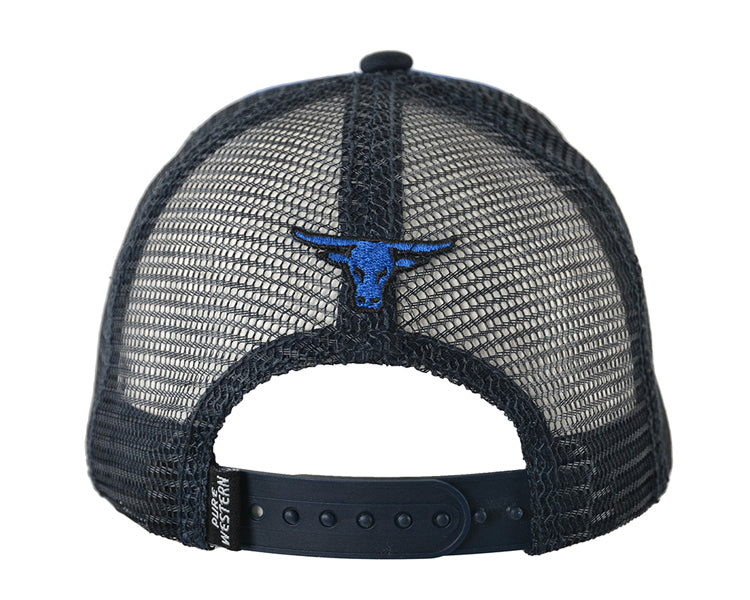 Pure Western Mens Kempton Trucker Cap (P3W1904CAP) Black OSFM [SD]