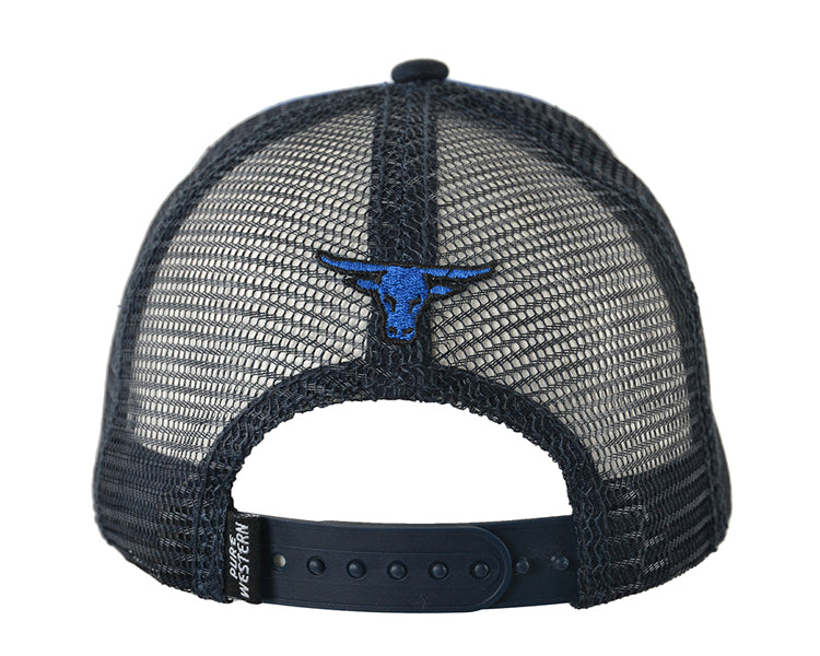 Pure Western Mens Payne Trucker Cap (P3W1905CAP) Navy OSFM [SD]