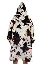 Pure Western Adults Cow Print Snuggle Hoodie (PCP2933SNU) Multi One Size