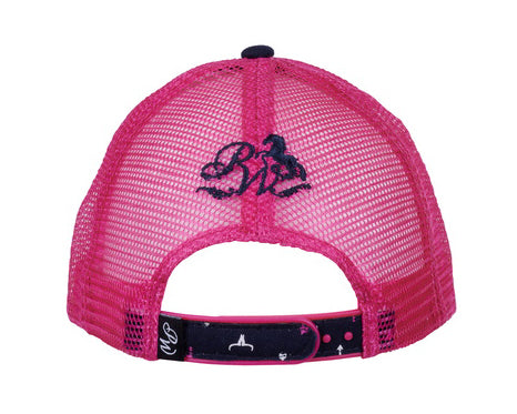 Pure Western Childrens Sybil Trucker Cap (P4W5946CAP) Pink/Navy OSFM [SD]