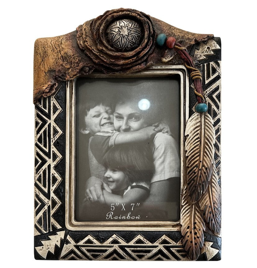 Pure Western Aztec Picture Frame (P4S1936GFT) Assorted [SD]