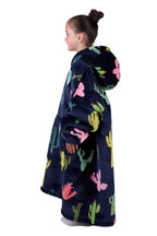 Pure Western Childrens Cactus Snuggle Hoodie (PCP7934SNU) Navy [SD]