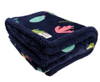 Pure Western Cactus Snuggle Rug (PCP2971RUG) Navy