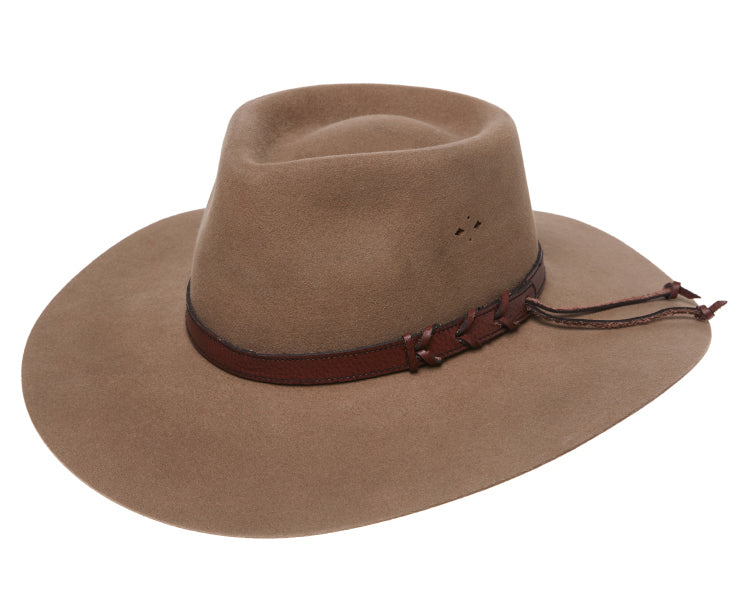 Statesman Big Australian Fur Felt Hat (S0116578) Sand [GD]