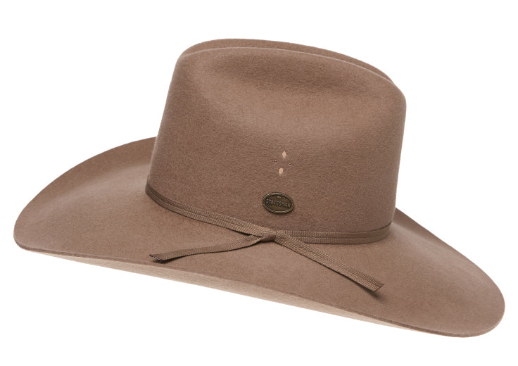 Statesman Serpentine Fur Blend Hat (21050060) Sand