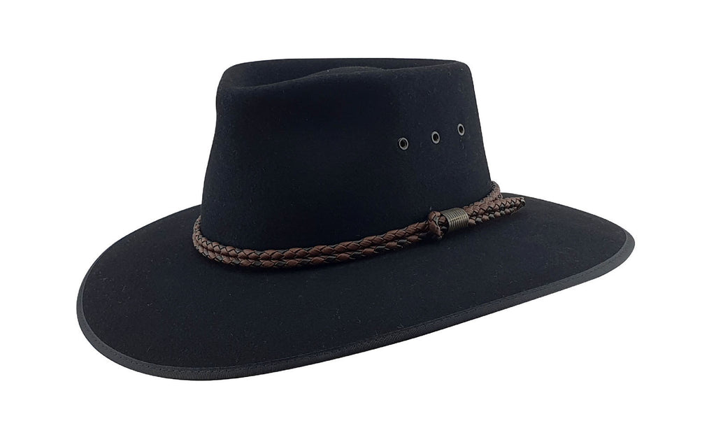 Statesman Countryman Fur Blend Hat (S0046220) Black [GD]