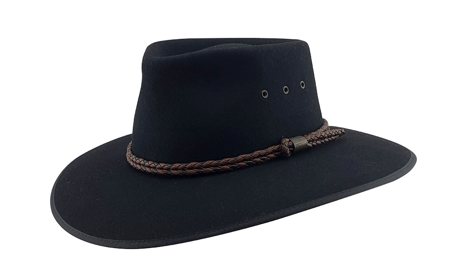 Statesman Countryman Fur Blend Hat (S0046220) Black [GD]