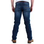 Ringers Western Mens Burke Classic Fit Slim Leg Jeans (117108002) Mid Blue