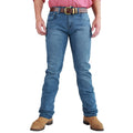 Ringers Western Mens Mitchell Classic Fit Straight Leg Jeans (117108003) Light Blue [GD]