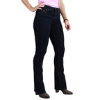 Ringers Western Womens Katherine Mid Rise Bootleg Jeans (217108001) Dark Blue [GD]