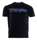 Wrangler Mens Ryder Logo S/S Tee (XCP1557969) Black