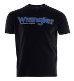 Wrangler Mens Ryder Logo S/S Tee (XCP1557969) Black