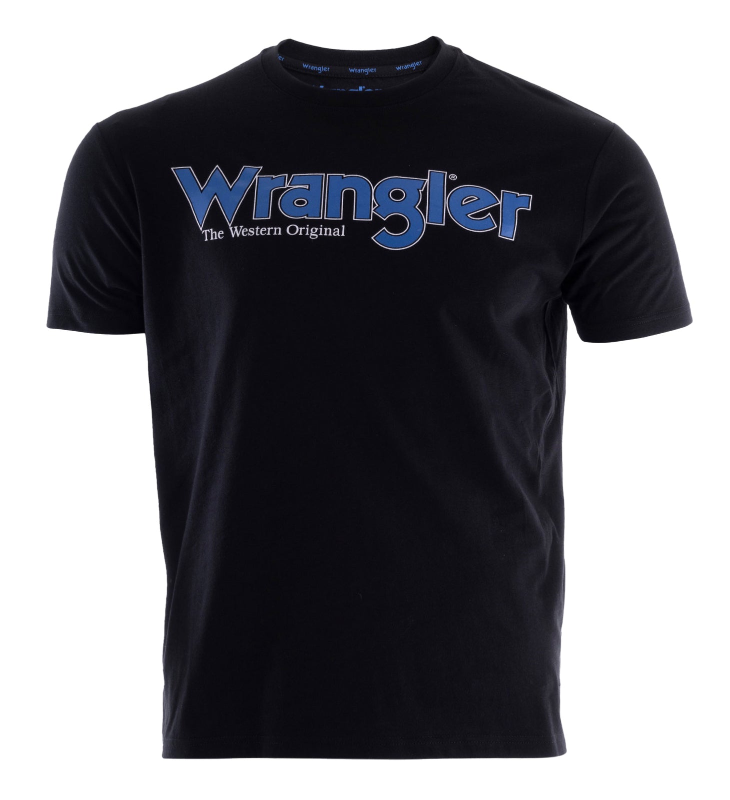 Wrangler Mens Ryder Logo S/S Tee (XCP1557969) Black