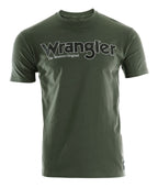Wrangler Mens Ryder Logo S/S Tee (XCP1557969) Cypress