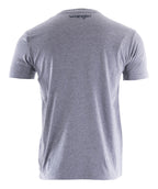 Wrangler Mens Ryder Logo S/S Tee (XCP1557969) Grey Marle