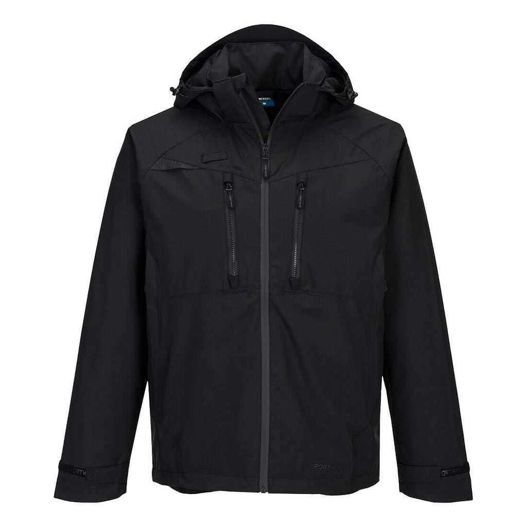 Portwest Mens DX4 Rain Jacket (DX463) Black