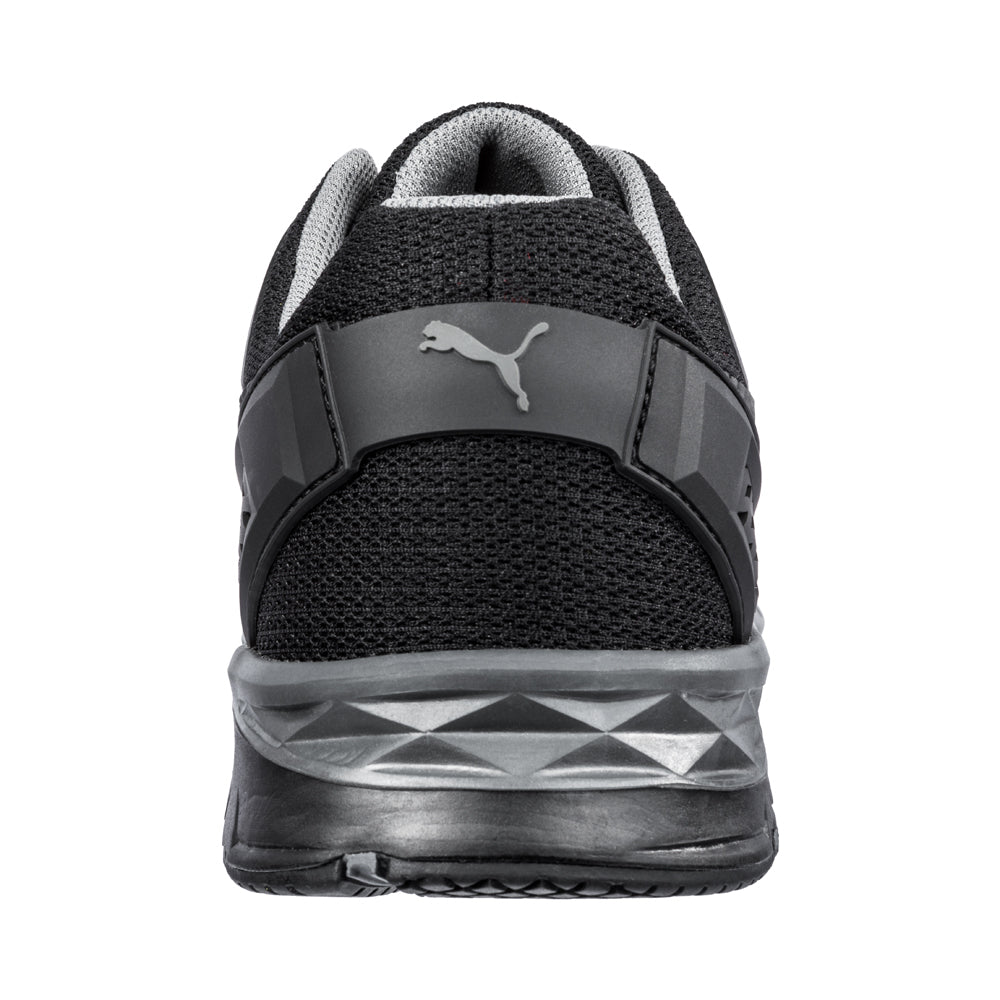 Puma Mens Relay Safety Shoe (643837) Black/Grey Vegan