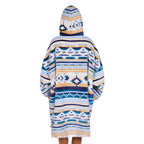 Pure Western Adults Aztec Snuggle Hoodie (P6W2935SNU) Natural/Blue OSFM