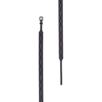 Pure Western Ainsleigh Hat Band (P6S2933BND) Black Flat Lay - Tail and Buckle