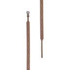 Pure Western Ainsleigh Hat Band (P6S2933BND) Tan Tial and Buckle Flat Lay