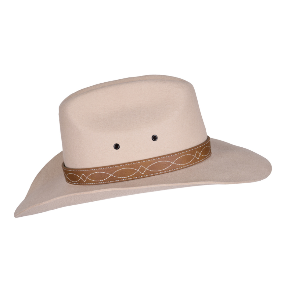 Pure Western Ainsleigh Hat Band (P6S2933BND) Tan on a Hat