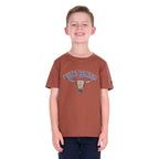 Pure Western Boys Chris S/S Tee (P6S3503317) Rust