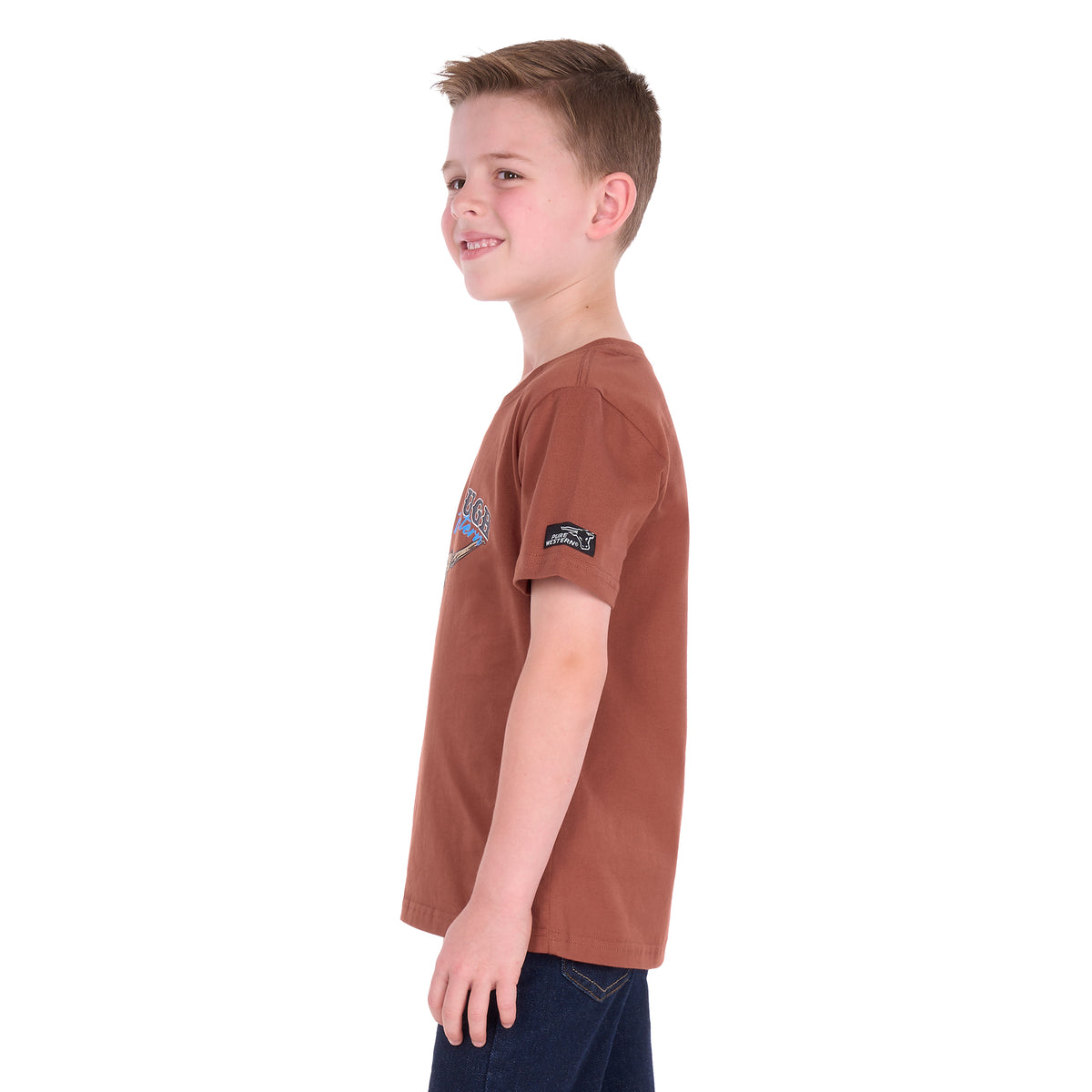 Pure Western Boys Chris S/S Tee (P6S3503317) Rust