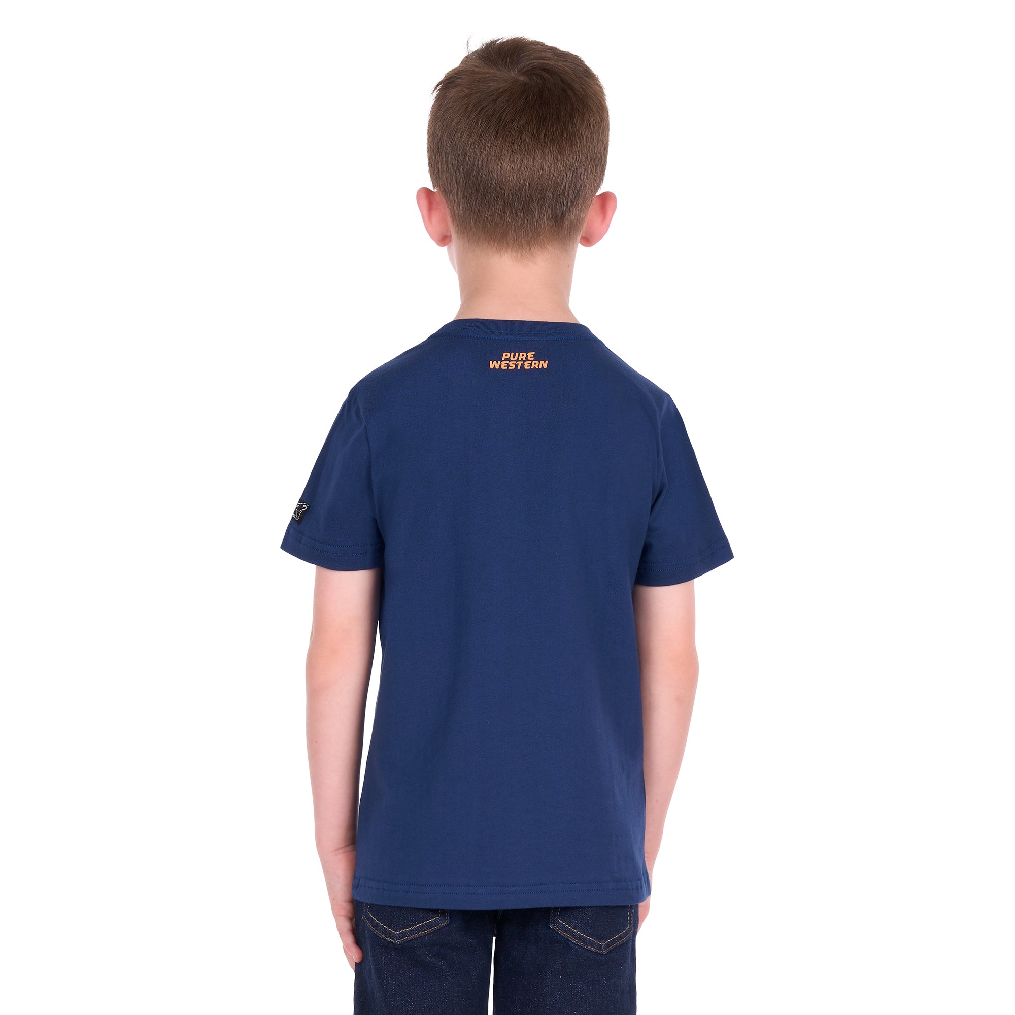 Pure Western Boys Dale S/S Tee (P6S3503319) Navy