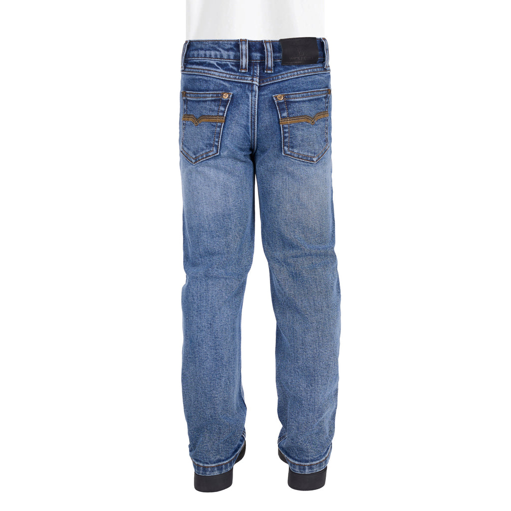 Pure Western Boys Hawkins Straight Leg Jeans (PCP3217886) Moonshine