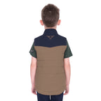 Pure Western Boys Jamie Reversible Vest (P6W3603181) Stone/Navy