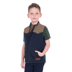 Pure Western Boys Jamie Reversible Vest (P6W3603181) Stone/Navy
